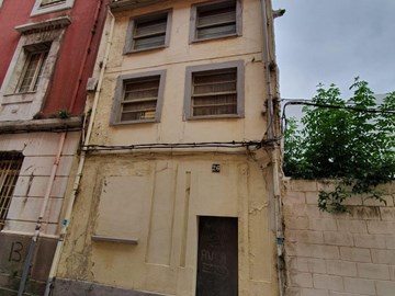 Edificio a restaurar en Ferrol Vello